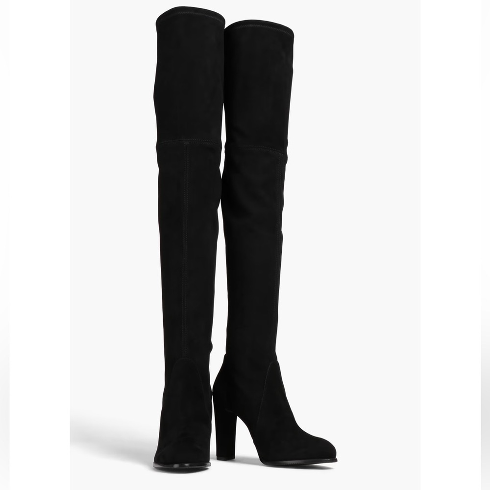 Stuart Weitzman Black Highland Over-the-Knee Boots size 7